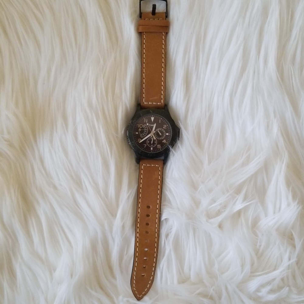 Timex Genuine Leather Watch